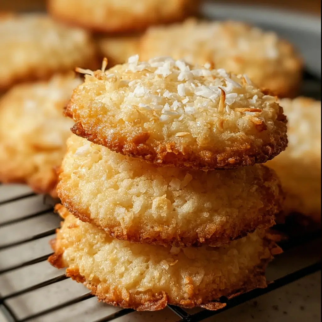 Grandma's Chewy Coconut Cookies: Crisp Edges, Moist Centers